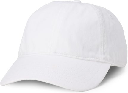 Women's Washed Cotton Canvas Baseball Cap with Adjustable Strap