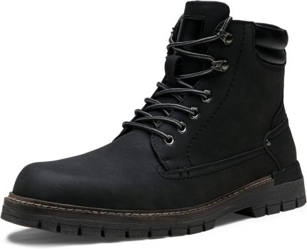 Mens Boots Fashion Casual Boot Hiking Zipper  Boots for Men