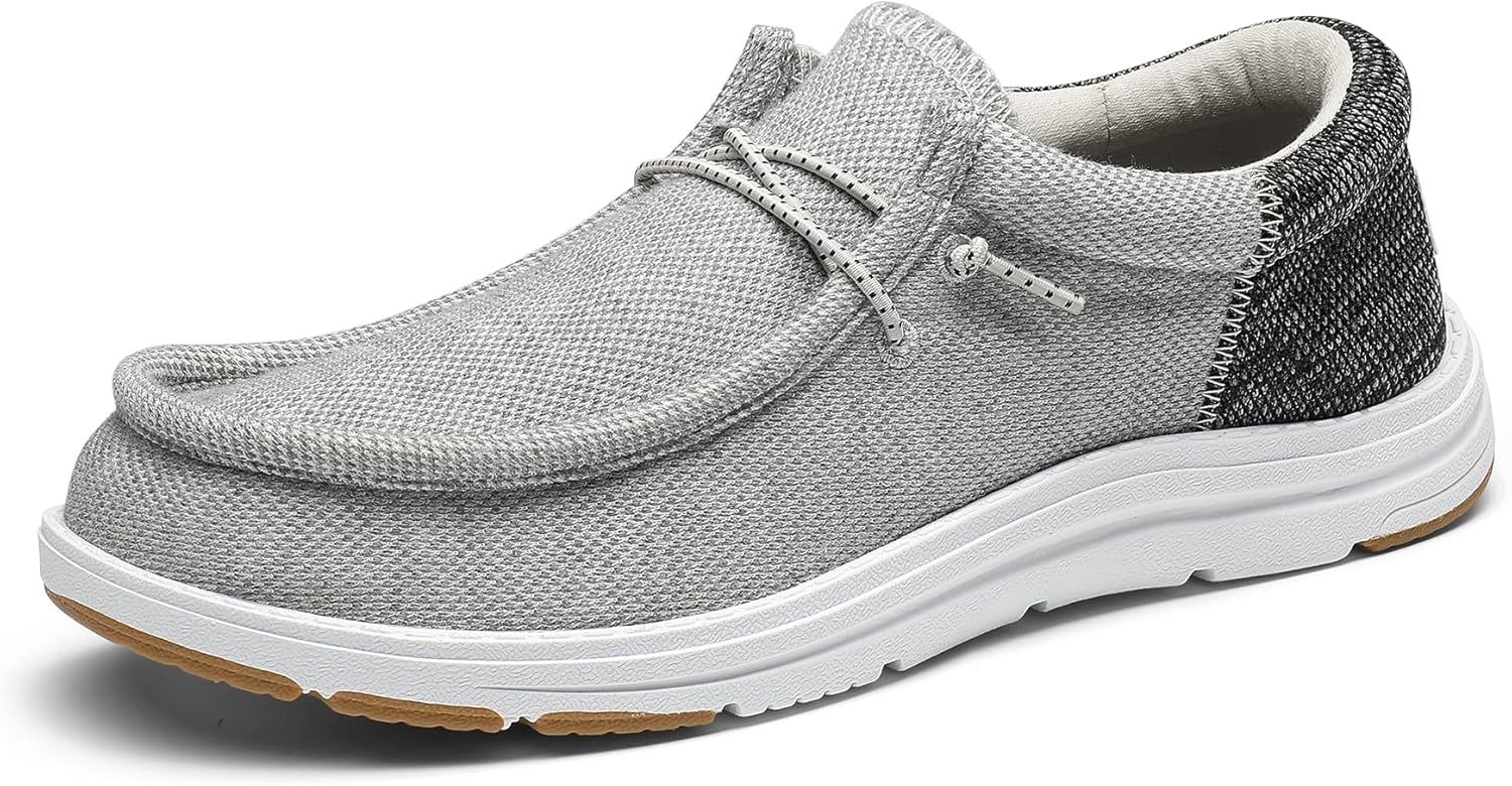 81PajFzKGoL._AC_SL1500_.jpg Men's Arch Support Casual Slip-on Shoes Loafers for Men Non Slip Comfortable Boat Shoes - Image 1