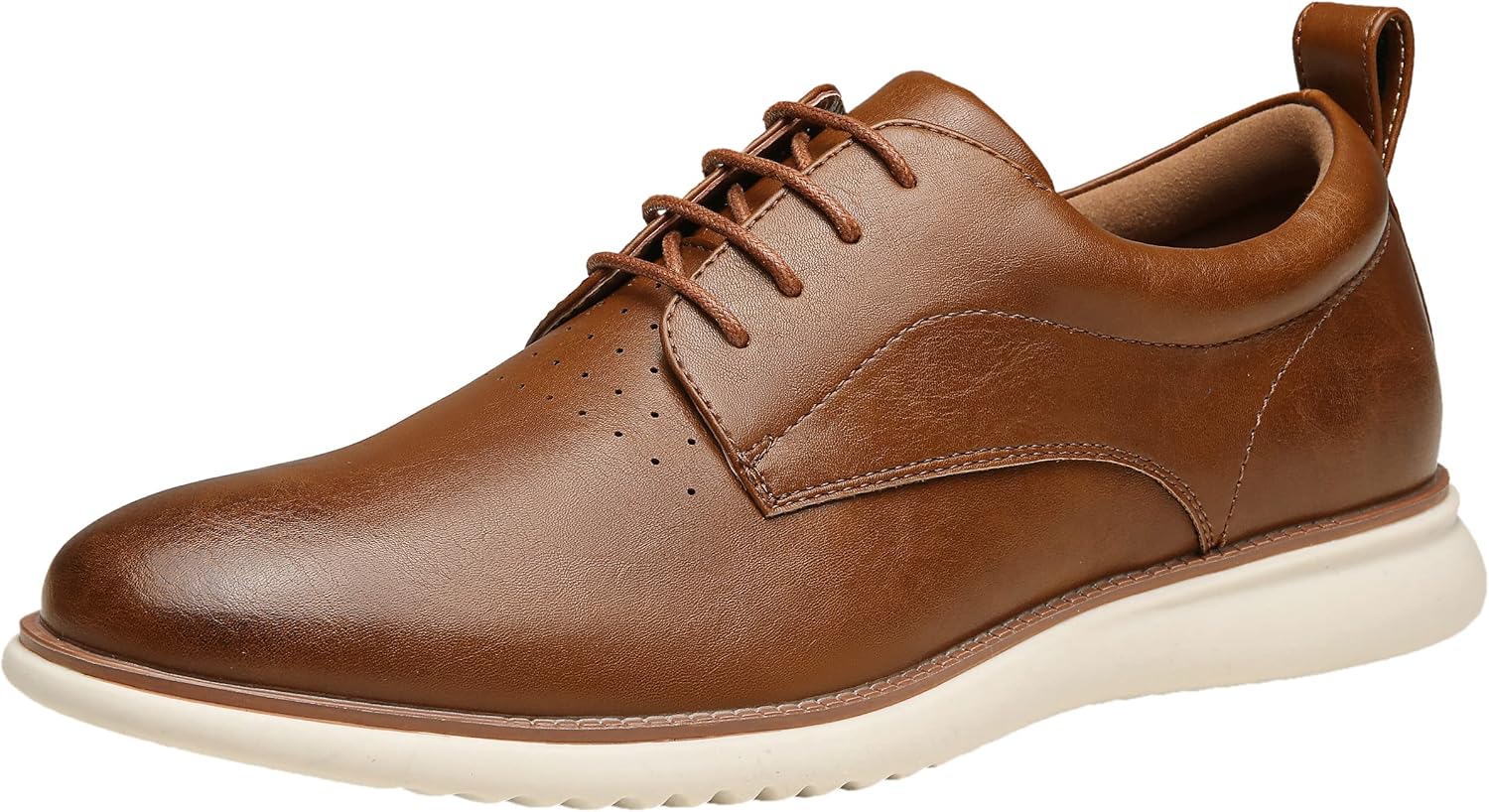 81dpC44OWSL._AC_SL1500_.jpg Mens Dress Shoes Casual Oxfords for Wedding Party Office Church Business Formal Rubber Bottom Lightweight Sneaker Oxford Shoes for Men - Image 1