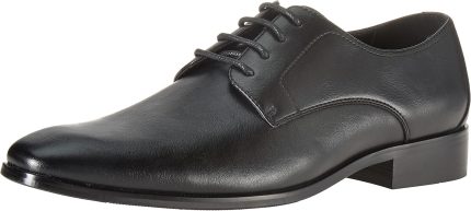 Men's Lace Up Plain Toe Derby Dress Shoes